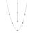 Victoria Ezüst színű köves nyaklánc