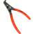 Knipex 49 21 121 internal snap ring pliers, 19-60 mm, red handles