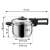 GrandCHEF Kukta 4.0 l pressure cooker, dimensions
