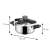 Tescoma ULTIMA 4.0 l pressure cooker, dimensions, 19 cm height, 37 cm width, 12 cm depth