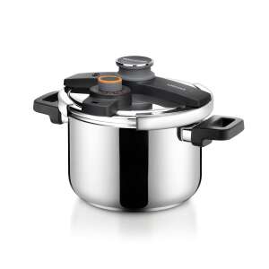 ULTIMA Kukta 6.0 l pressure cooker, stainless steel, IDEALCOOK pressure regulator, 4 safety valves, ergonomic handles - Tescoma