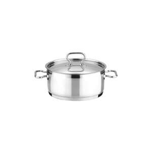 Tescoma HOME PROFI stainless steel pot with lid, 24 cm diameter, 5.0 l - Cookware & bakeware
