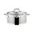PRESIDENT stainless steel stock pot with strainer lid, 5.0 L capacity