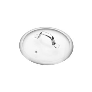 PRESIDENT 24 cm Glasdeckel mit Edelstahlrand und Griff - Topfdecken