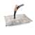 FANCY HOME Vacuum Storage Bags 100 x 80 cm, 2 pack, using vacuum cleaner to remove air from the bag