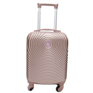 Love rose hard-shell suitcase, rose gold color, 41cmx30cmx20cm, cabin size - Dressing Accessory
