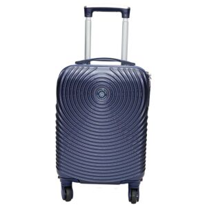 Love Kék blue cabin suitcase, hard shell, 41x30x20cm, front view - Dressing Accessory