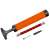 Spokey PAMPERO 10 hand pump, orange, with hose and nozzles