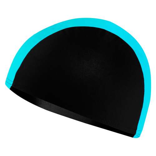 Spokey Lycras swimming cap in black with blue trim