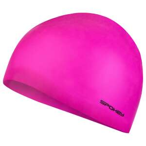 Silicone swim cap pink Spokey SUMMER CUP 69228640 - Swimming Gear
