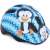 Angled view of Spokey PENGUIN kids helmet with penguin graphics