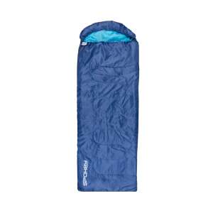 Spokey MONSOON sleeping bag, blue, front view - Camping & Hiking
