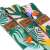 Spokey HOME JUNGLE resistance bands set, 3 different resistance levels, tropical print