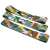 Spokey HOME JUNGLE resistance bands set, 3 different resistance levels, tropical print