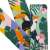 Spokey HOME JUNGLE resistance bands set, 3 different resistance levels, tropical print