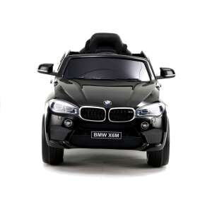 BMW X6M  fekete 12V Egyszemélyes Elektromos kisautó 2,4 GHz távirányító, Nyitható ajtók, Bőr hatású ülés, EVA kerekek, 2075 80406228 Járgányok