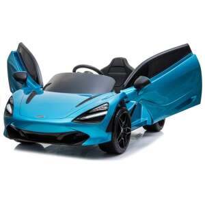 McLaren 720S lakk kék 12V Elektromos kisautó 2.4GHz szülői távirányítóval, nyitható ajtóval, EVA kerekekkel 4341 69236142 Járgányok