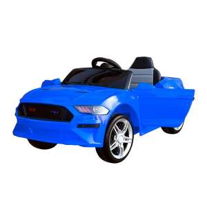 Mustang GT Hasonmás kék 12V Elektromos kisautó 2.4GHz szülői távirányítóval, nyitható ajtóval,EVA kerekekkel 4115-4780 69236409 Elektromos járművek - Fiú