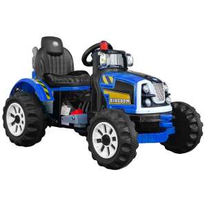 Traktor kék 12 V elektromos jármű 4695 69237564 Elektromos járművek - Elektromos traktor