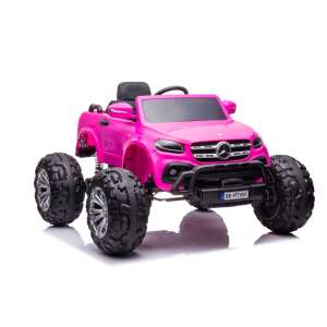Mercedes DK-MT950 4x4  Barbie Pink 12V Elektromos kisautó LCD kijelzővel ,nyitható ajtókkal,szülői távirányítóval  9827 69242759 Elektromos járművek - Lány