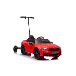 Red BMW M5 electric ride-on car for kids with parental remote control, push handle, and safety features - Nonbrand Electric vehicle
