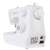 Singer M2405 electric semi-automatic white sewing machine side view