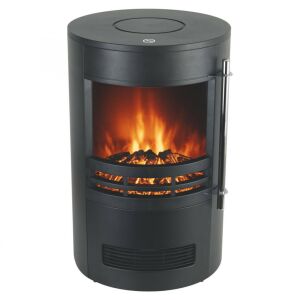 Home by Somogyi FKK 14 fekete elektromos kandalló valósághű láng effektussal - Home by Somogyi