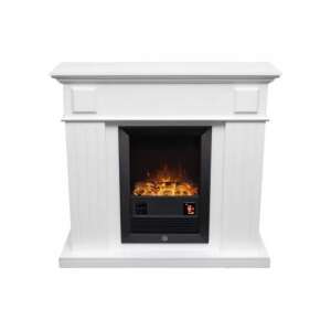 Kominek elektryczny wolnostojący Home FKK 18, 1000W/2000W, kolor biały