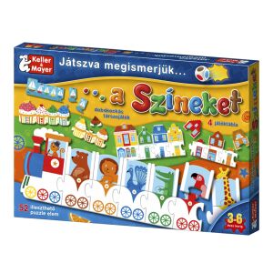 Keller&Mayer - Szín Puzzle Társasjáték - 3-6 éveseknek