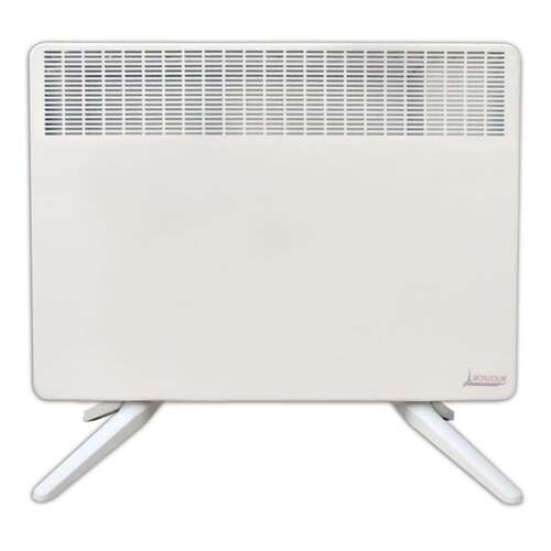 Bonjour electric convector heater ERP 1500W, white, front view