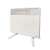 Bonjour electric convector heater ERP 1500W, white, side view