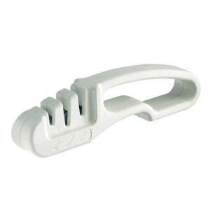 Ostrzałka do noży i nożyczek Westmark 1021, biała, ergonomiczny uchwyt - Ostrzałka do noży