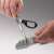 Westmark 1021 knife and scissor sharpener, white, sharpening scissors
