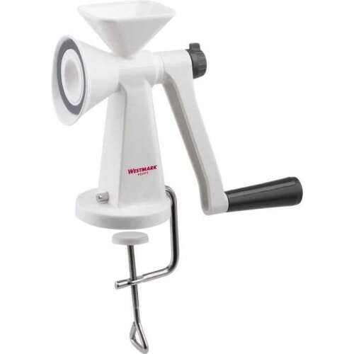 Westmark Poppy Seed Mill, manual, ceramic grinder, white, with clamp