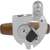 Westmark professional can opener with wooden handle, close-up