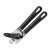 Westmark Gentle can opener, black handles, angled view