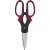 Westmark 1375 kitchen shears, red and black, stainless steel, multi-purpose