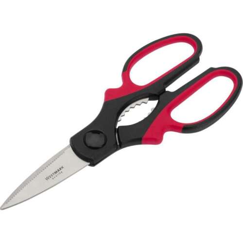 Westmark 1375 kitchen shears, red and black, stainless steel, multi-purpose