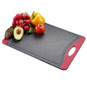 Westmark 6215 224G cutting board, 29x20 cm, non-slip, red, kitchen, food prep, chopping, slicing, vegetables, fruits, meat, fish - Cutting board