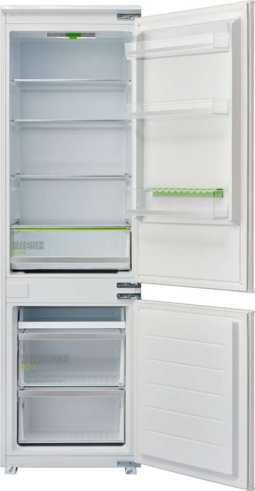 Midea mdre379fgf01 beépíthető alulfagyasztós hűtőszekrény, 271l,...