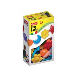Jucărie pentru bebeluși Quercetti Star Links cu 21 de piese cu stele, luni, sori și alte forme - Quercetti Jocuri de constructie - Lego