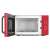 Sencor SMW 1920RD roter Mikrowellenherd, offene Tür, Innenansicht