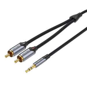 Vention BCNBI 3m 2xRCA (Cinch) to 3.5mm audio cable, gray - Cable