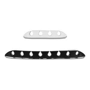 Sada 10 samolepiacich čiernych a bielych organizátorov káblov Delock, lichobežníkový tvar - Organizéry káblov