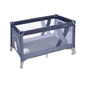 Espiro Simple fix pătuț de călătorie în albastru cu design cu bufniță - Paturi de călătorie și accesorii