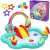 Bestway Disney The Little Mermaid inflatable play center with slide, sprinkler, and ball pit
