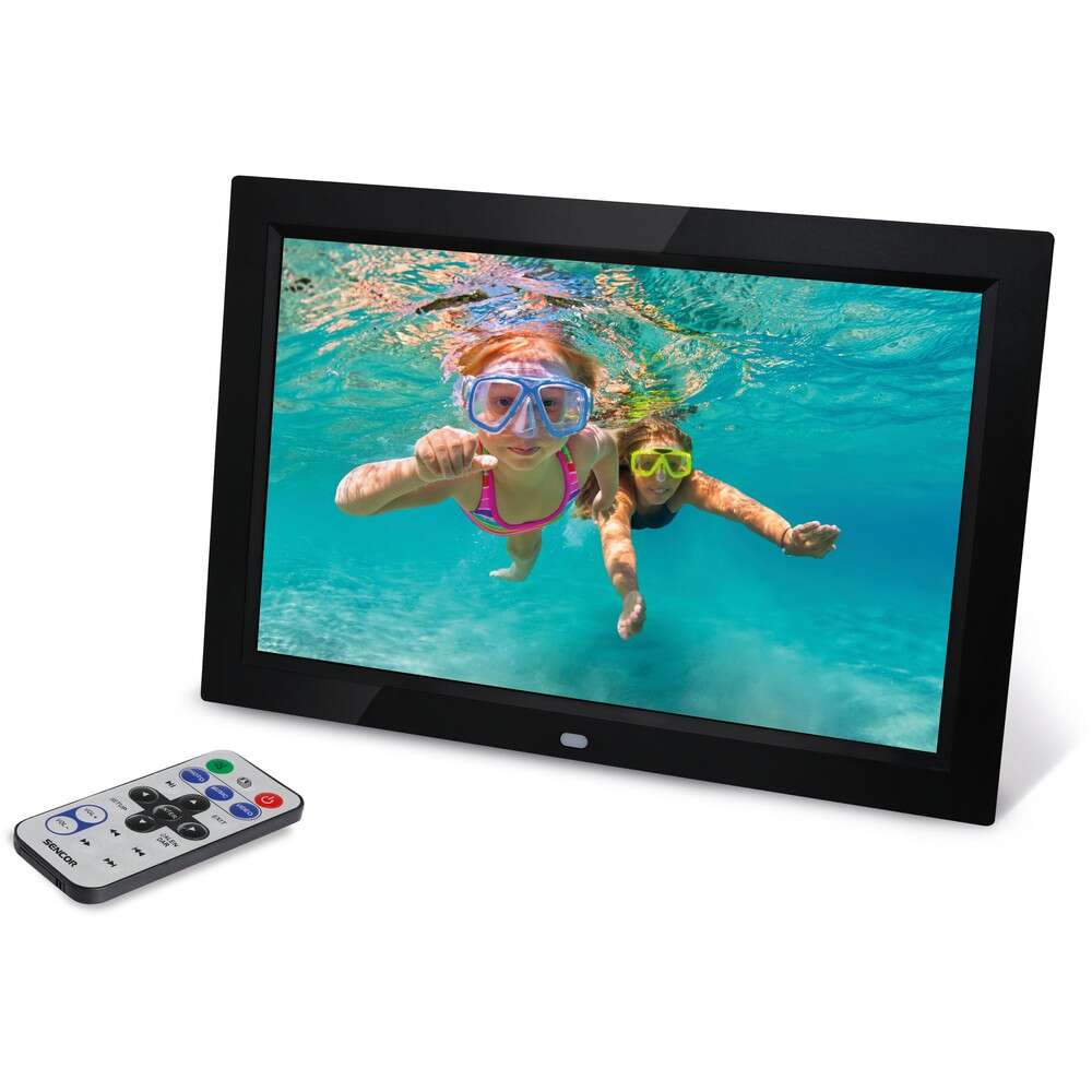 Sencor SDF1271 Digitális Képkeret, Fekete