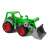 Wader Polesie toy tractor with a front loader, green and grey, 57 cm