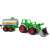 Wader Polesie toy tractor with a tank trailer, green and grey, 57 cm