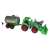 Wader Polesie toy tractor with a tank trailer, green and grey, 57 cm